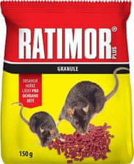 Ratimor Nástraha na myši Ratimor plus granule 150g, 29ppm, vrecko