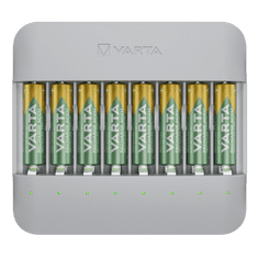 VARTA nabíječka baterií Eco Charger Multi Recycled Box včetně 8 AA 2100 mAh Recycled (57682101121)