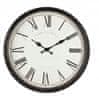 Splendid Kremenné plastové dekoratívne nástenné hodiny 40,5 cm moderné do obývačky