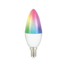 žiarovka Bulb LED SMART E14 C37 5,5W RGB+CCT+DIM Tuya 470lm (RTV500002)