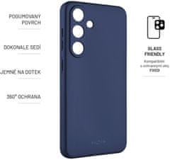 FIXED Zadný pogumovaný kryt Story pre Samsung Galaxy S24, modrý, FIXST-1256-BL