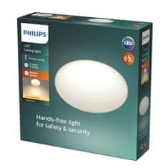 Philips LED Stropné svietidlo Philips Shan CL253 12W 1000lm biele 2700K s mikrovlnným čidlom pohybu