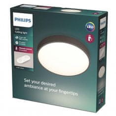 Philips LED Stropné svietidlo Philips Brown 60262/43/P5 hnedé 28W 3600lm 2700K-6500K