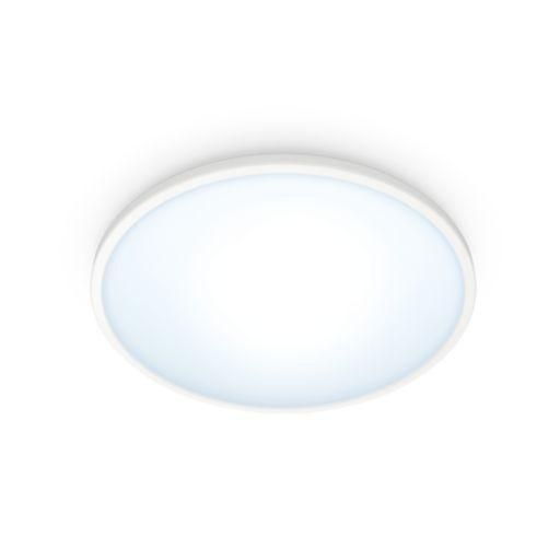 WiZ LED Stropné prisadené svietidlo WiZ Superslim 8719514337978 14W 1300lm 2700-6500K IP20 24,2cm biele, stmievateľné