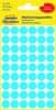 Samolepiace okrúhle etikety Avery - modré, priemer 12 mm, 270 ks