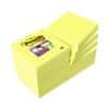 Poznámkové samolepiace bločky Super Sticky - žlté, 5,1 x 5,1 cm, 12 ks