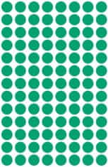 Avery Zweckform Samolepiace okrúhle etikety Avery - zelené, priemer 8 mm, 416 ks