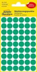 Avery Zweckform Samolepiace okrúhle etikety Avery - zelené, priemer 12 mm, 270 ks