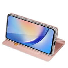Dux Ducis Skin Pro knižkové puzdro na Samsung Galaxy A35 5G , ružové
