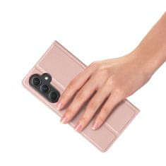 Dux Ducis Skin Pro knižkové puzdro na Samsung Galaxy S24 Plus, ružové