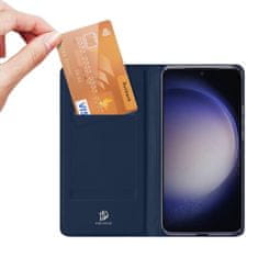 Dux Ducis Skin Pro knižkové puzdro na Samsung Galaxy S24, modré