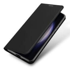 Dux Ducis Skin Pro knižkové puzdro na Samsung Galaxy S24, čierne