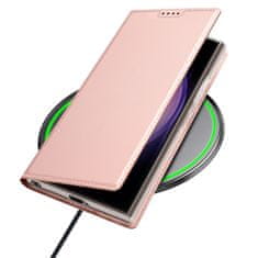Dux Ducis Skin Pro knižkové puzdro na Samsung Galaxy S24 Ultra, ružové