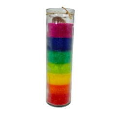 Arôme Vonná sviečka, čakra 7 farieb - univerzálna sila
