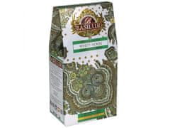 Basilur BASILUR White Moon Zelený čaj z Cejlonu vo forme listovej s čokoládovou príchuťou, 100 g x3