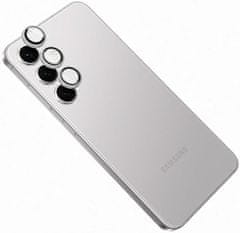 FIXED Ochranné sklá šošoviek fotoaparátov Camera Glass pre Samsung Galaxy S24, strieborná FIXGC2-1256-SL