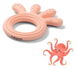 BABY ONO Silikónové hryzátko - Chobotnice, ružové