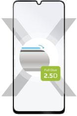 FIXED Ochranné tvrdené sklo pre Samsung Galaxy A25 5G, lepenie cez celý displej, čierne FIXGFA-1261-BK
