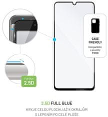 FIXED Ochranné tvrdené sklo pre Samsung Galaxy A25 5G, lepenie cez celý displej, čierne FIXGFA-1261-BK