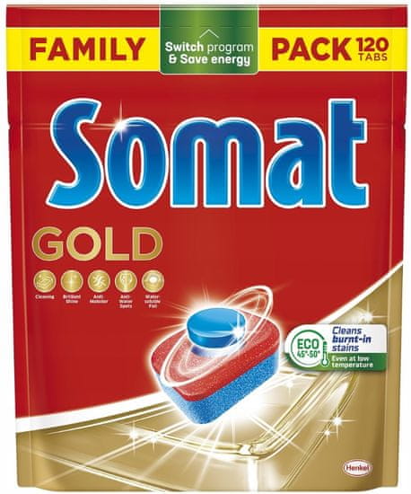 Somat Gold tablety do umývačky riadu 120 ks