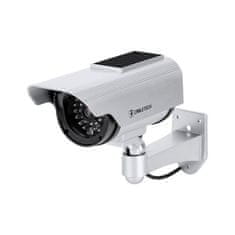 Cabletech Solárna maketa kamery s LED DK-12 biela URZ0993
