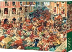 Castorland Puzzle Art Collection: Býčie beh v Pamplone 3000 dielikov