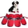 Vodoodolná protišmyková obuv pre domácich miláčikov s reflexnými prvkami (4 ks) – červená | PAWSIES