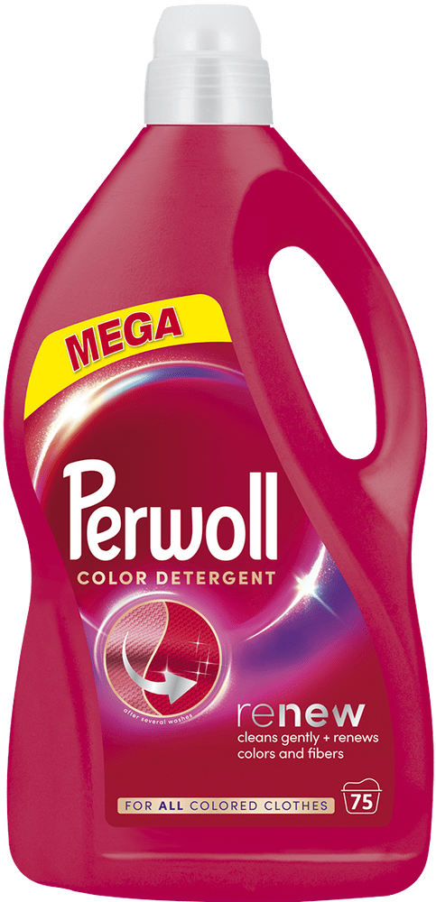 Perwoll prací gel Color 75 praní, 3750 ml