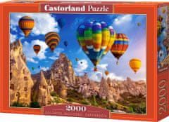 Castorland Puzzle Farebné balóny, Kappadokia 2000 dielikov
