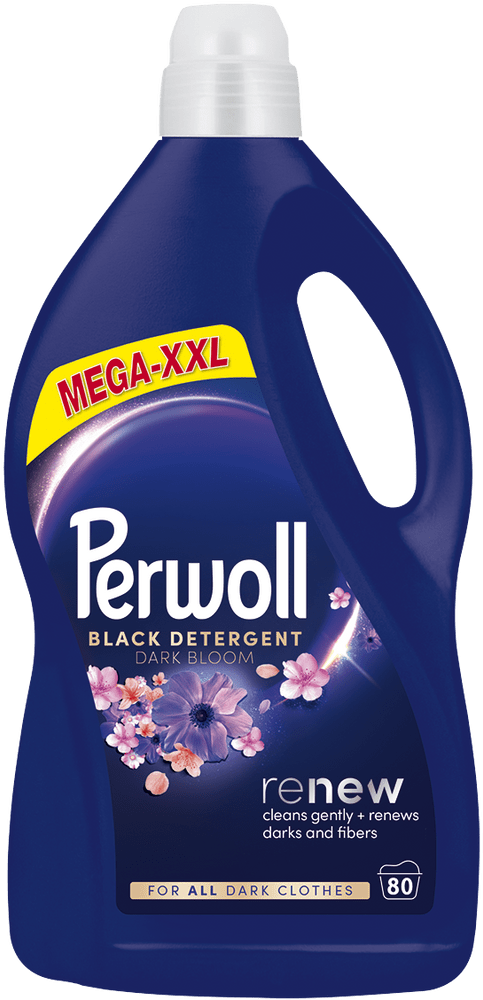 Perwoll Prací gél Dark Bloom 80 praní, 4000 ml