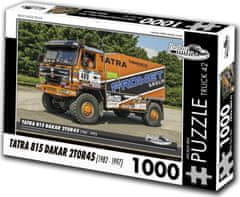 RETRO-AUTA© Puzzle TRUCK č.42 Tatra 815 Dakar 2T0R45 (1982 - 1997) 1000 dielikov
