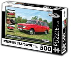 RETRO-AUTA© Puzzle č. 43 Wartburg 353 Tourist (1976) 500 dielikov
