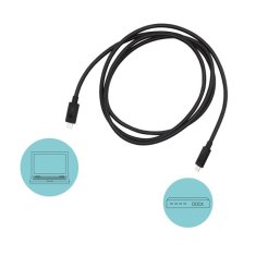 I-TEC prepojovací kábel USB-C, Thunderbolt3 2x 4K, 40 Gbps, PD 100W, 1.5m