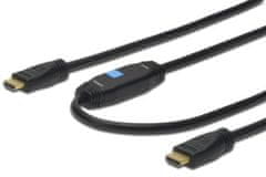 Digitus prepojovací kábel s Aktívnym zosilnením HDMI High Speed Ethernet Ultra HD 24p, 20M