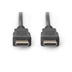 Digitus HDMI High Speed + Ethernet pripojovací kábel, 2x tienený, 2m