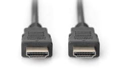 Digitus HDMI High Speed + Ethernet pripojovací kábel, 2x tienený, 2m