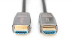 Digitus HDMI 2.1 AOC hybridný optický kábel, Type AM/M, 20m, UHD 8K @ 60Hz, CE, gold, bl