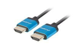 Lanberg HDMI M/M 2.0 kábel 0.5M 4K čierny úzky