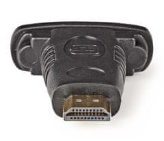 Nedis adaptér HDMI - DVI/ konektory HDMI zástrčka - DVI zásuvka/ čierny