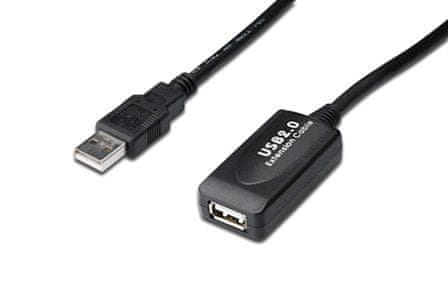 Digitus USB 2.0 aktívny predlžovací kábel 15m