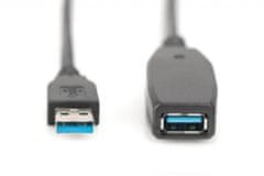 Digitus USB 3.0 aktívny predlžovací kábel dĺžka: 20 m