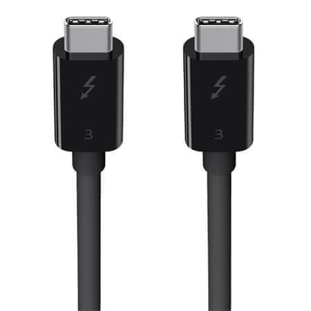 Belkin kábel ThunderBolt 3 (USB-C/USB-C konektor) až 100W - 0,8m