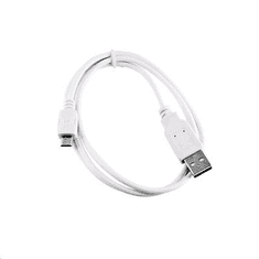C-Tech Kábel USB 2.0 AM/Micro, 2m, biely