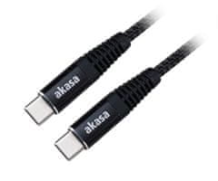 Akasa - USB Type-C kábel - 1m