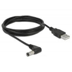 DELOCK USB Power Cable do DC 5.5 x 2.5 mm male 90° 1.5 m