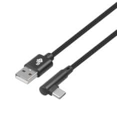 TB TOUCH USB-USB-C uhlový 1,5 čierny kábel