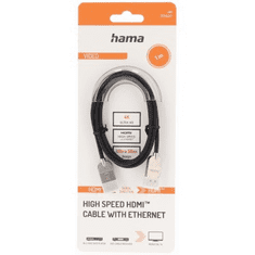 HAMA HDMI kábel High Speed 4K 1m, Ultra-Slim
