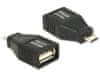 Adapter USB micro-B samec > USB 2.0-A samica OTG, celý v puzdre