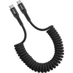 Yenkee YCU 501 BK Krútený kábel USB C/C