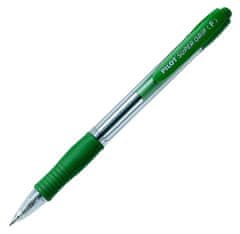 Pilot Guľôčkové pero Super Grip - zelená náplň, 0,22 mm